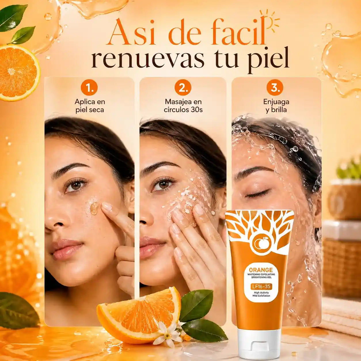 Adiós Piel Oscura - Oragen Exfoliante