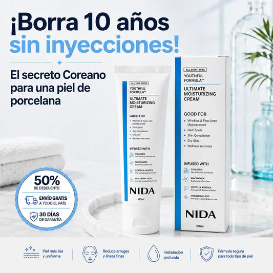 Reduce Arrugas, Lineas finas y Acne | NIDA COREANA