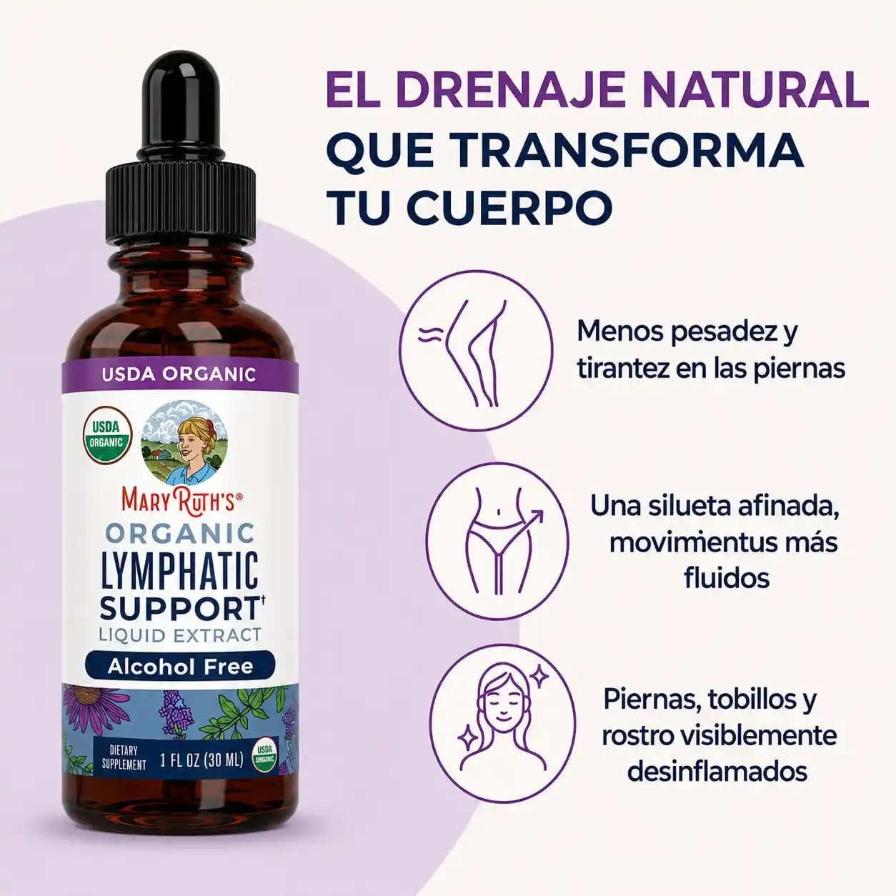Lymphatic Support - Apoyo linfático para sentirte más ligera cada día