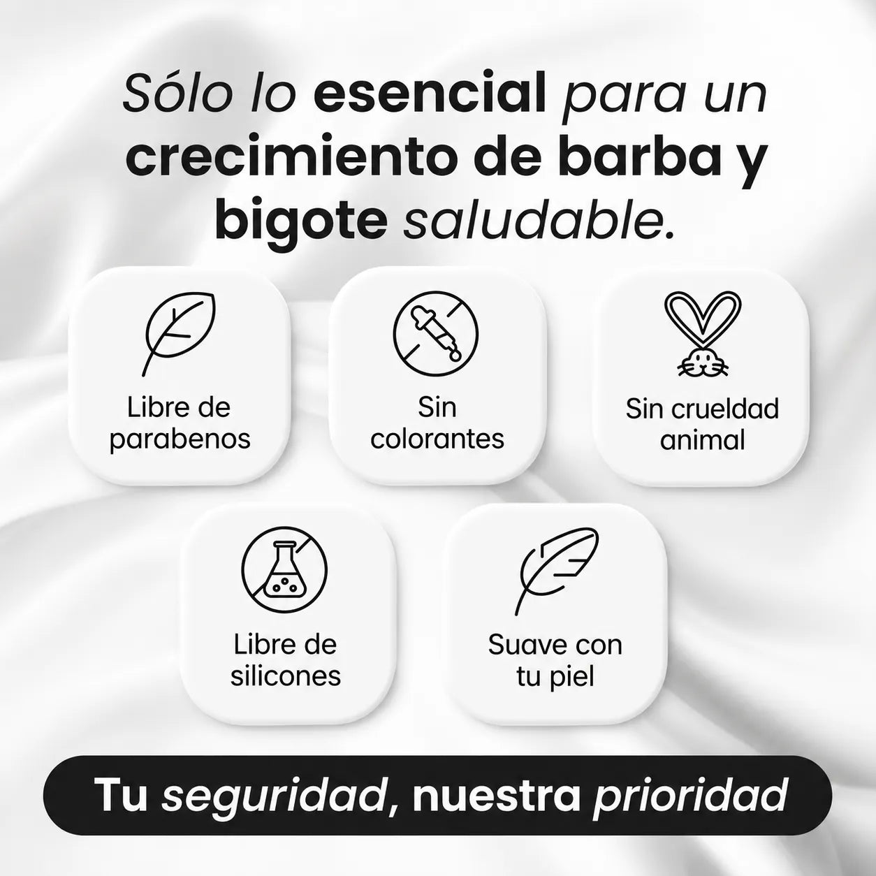 Apolo para Crecimiento de Barba Ultra Potente