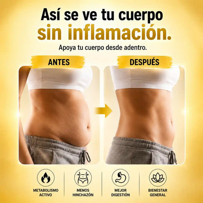 Tu barriga no es grasa. Es inflamación.
