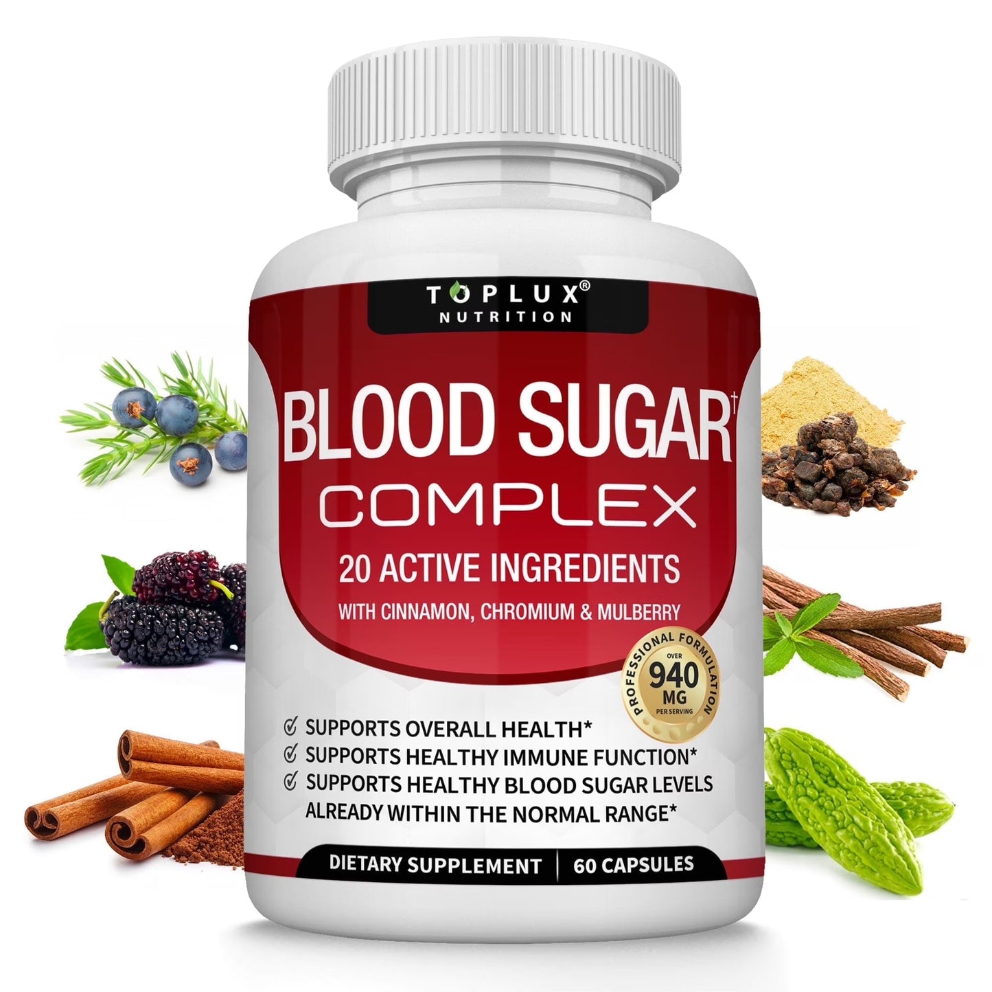 Blood Sugar Complex | De 60 Capsulas